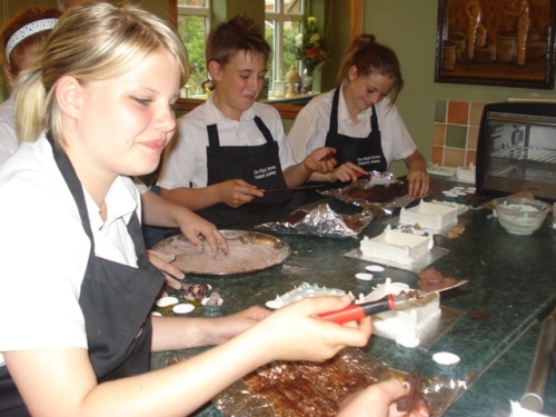 Champagne Chocolate Truffles, Kirton Middlecott School
